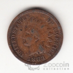 США 1 цент 1883