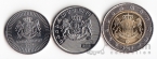 Грузия набор 3 монеты 2006