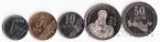 Узбекистан набор 5 монет 1999-2004
