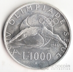 Сан-Марино 1000 лир 1988 Олимпийские игры