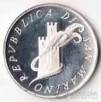 Сан-Марино 1000 лир 1987 Универсиада в Загребе (Proof)