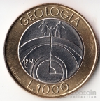 Сан-Марино 1000 лир 1998 Геология
