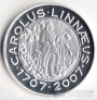 Швеция 200 крон 2007 Карл Линней