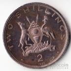 Уганда 2 шиллинга 1969 Визит Папы