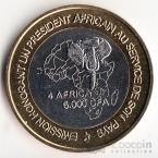 Сенегал 6000 франков 2007 Президент Абдулай Вадэ