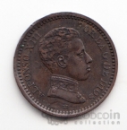 Испания 2 сентимо 1904