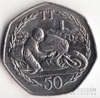 Остров Мэн 50 пенсов 1983 Мотоспорт
