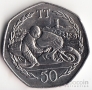 Остров Мэн 50 пенсов 1983 Мотоспорт