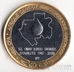 Габон 4500 франков 2005 Нефть