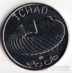 Чад 1500 франков 2005 Местные деньги