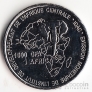 Республика Конго 1500 франков 2005 Местные деньги