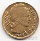 Аргентина 20 сентаво 1948-1949