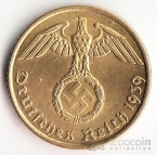 Германия 5 пфеннигов 1939 A
