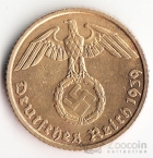 Германия 5 пфеннигов 1939 F