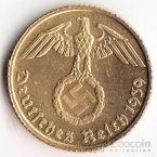 Германия 5 пфеннигов 1939 G