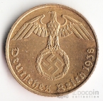 Германия 5 пфеннигов 1938 A