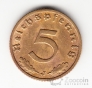 Германия 5 пфеннигов 1938 J