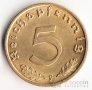 Германия 5 пфеннигов 1937 F