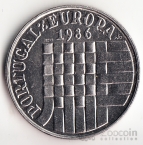 Португалия 25 эскудо 1986 Евросоюз