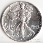 США 1 доллар 1989 Шагающая Свобода
