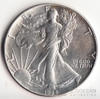 США 1 доллар 1986 Шагающая Свобода