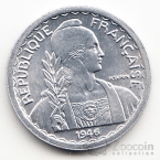 Французский Индокитай 5 центов 1946 В