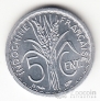 Французский Индокитай 5 центов 1946 В