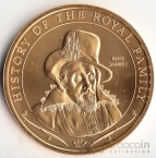 Острова Кука 1 доллар 2008 Правители - Король Джеймс 1