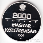 Венгрия 2000 форинтов 1998 UNICEF (proof)