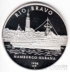 Куба 10 песо 1998 Корабль - Рио Браво
