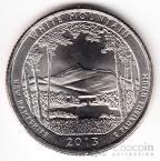 США 25 центов 2013 Национальные парки - White Mountain P