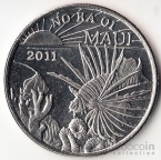 США - Гавайи - Остров Мауи 2 доллара 2011