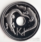 Папуа-Новая Гвинея 1 кина 1975 (Proof)