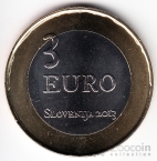 Словения 3 евро 2013 Бунт 1713 года
