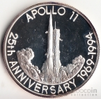 Теркс и Кайкос 20 крон 1993 Программа Аполлон 11 №1 (серебро)