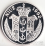 Ниуэ 10 долларов 1992 Спутник Луна 9