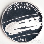 Андорра 2 динера 1987 18 Зимние Олимпийские игры
