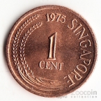 Сингапур 1 цент 1975