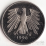 ФРГ 5 марок 1998 F