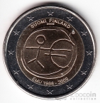 Финляндия 2 евро 2009 10 лет евро
