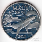 США - Гавайи - Остров Мауи 2 доллара 2012
