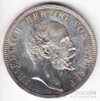 Германия - Анхальт 5 марок 1896 Фридрих I