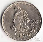 Гватемала 25 сентаво 1985