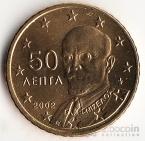 Греция 50 евроцентов 2002