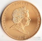 Острова Кука 1 доллар 2008 Правители - Король Генрих 2