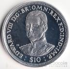 Брит. Виргинские острова 10 долларов 2006 Король Эдвард 8