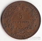 Франция 5 сентим 1894