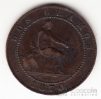 Испания 2 сентимо 1870 [1]
