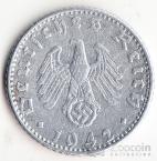 Германия 50 пфеннигов 1942 E
