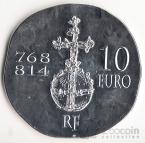 Франция 10 евро 2011 Карл Великий (коробка)